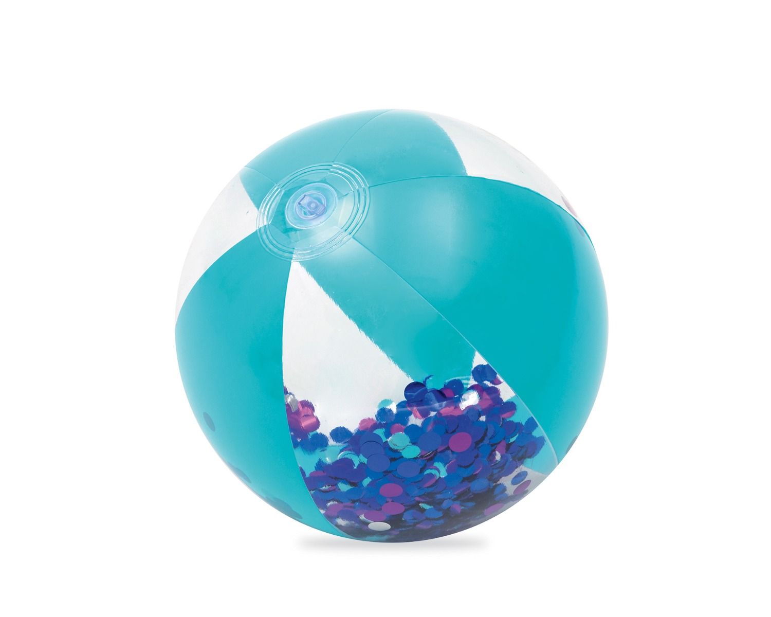 Pallone da spiaggia gonfiabile Glitter blu Gonfiabili mare per
