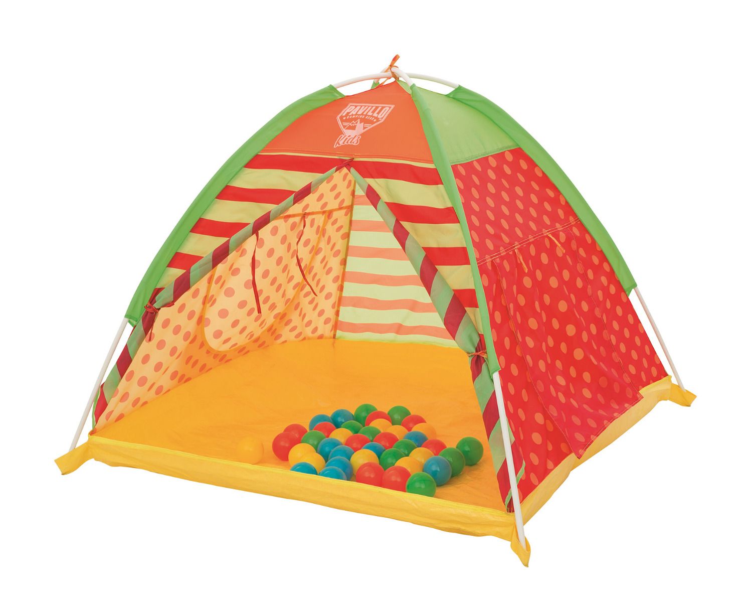 VidaXL Tenda da gioco per bambini 250 palline multicolore