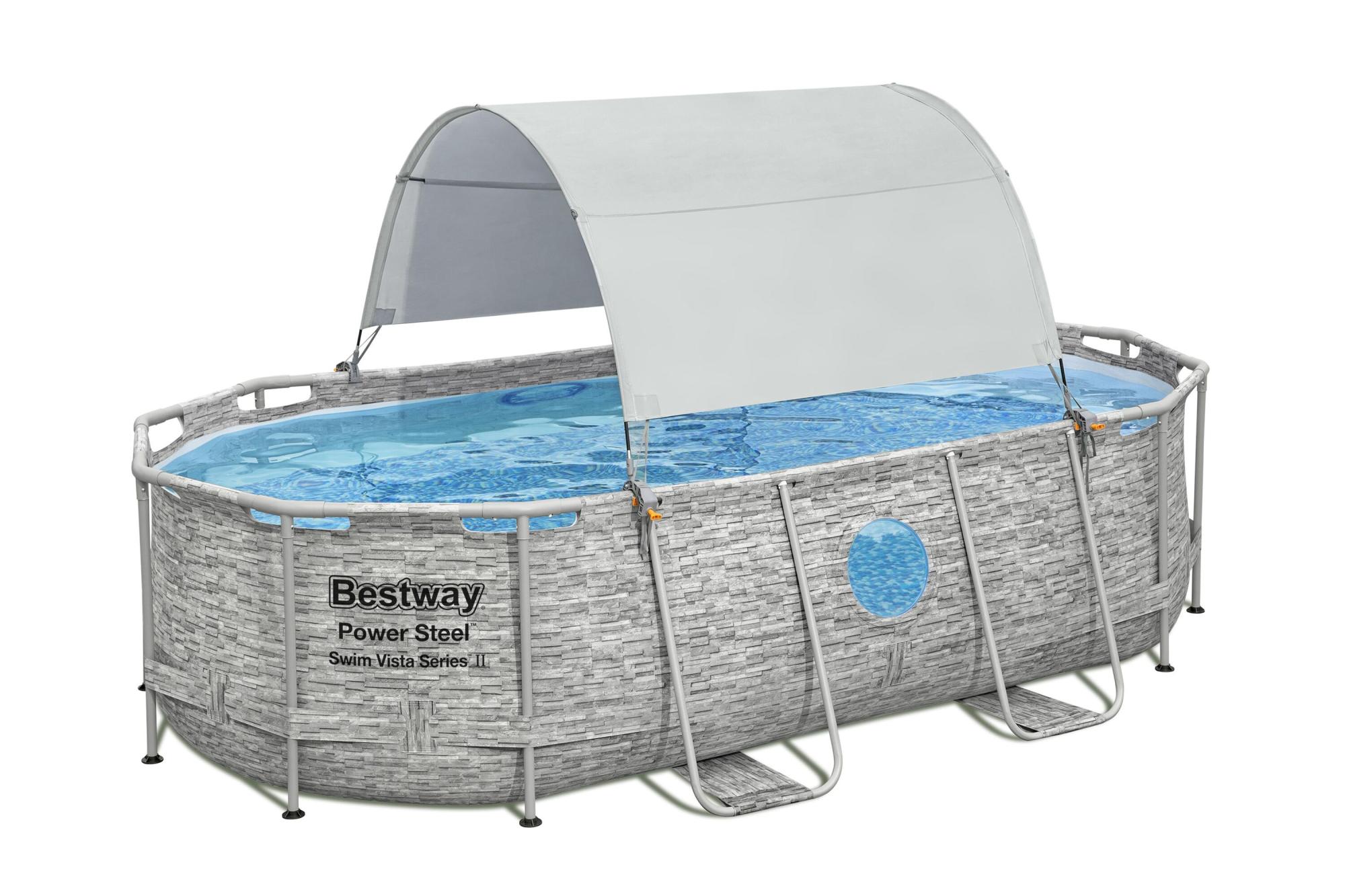 Tenda da sole rettangolare per esterni, 2,5 x 4,5 m, con kit di fissaggio, in poliestere di alta qualità, ideale per giardino, patio, cortile, feste, grigio scuro
