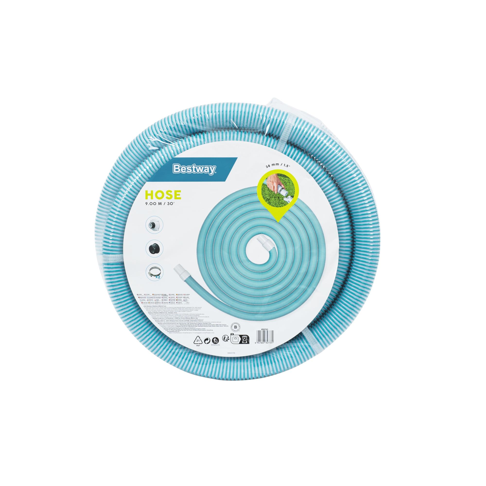 Snsowed Tubo Flessibile per Piscina 38 mm 9 m Blu,Tubo Flessibile,Tubo Flessibile per Piscina,Tubo Flessibile da Giardino-91754