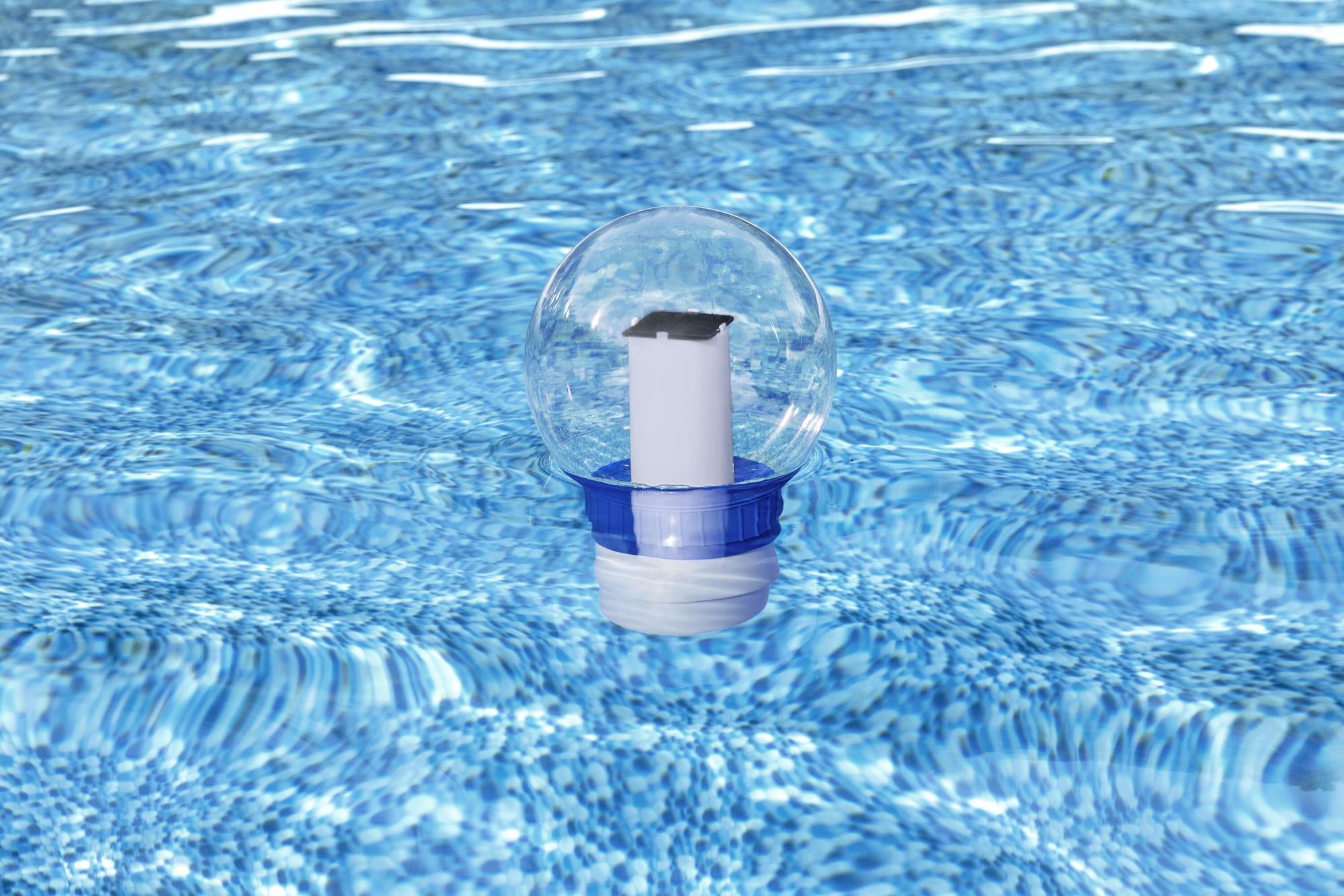 Dispenser Di Cloro Galleggiante Da 12,7 Cm Per Piscine, Piscine Per Bambini Spa E Parchi Acquatici Blu 95262408