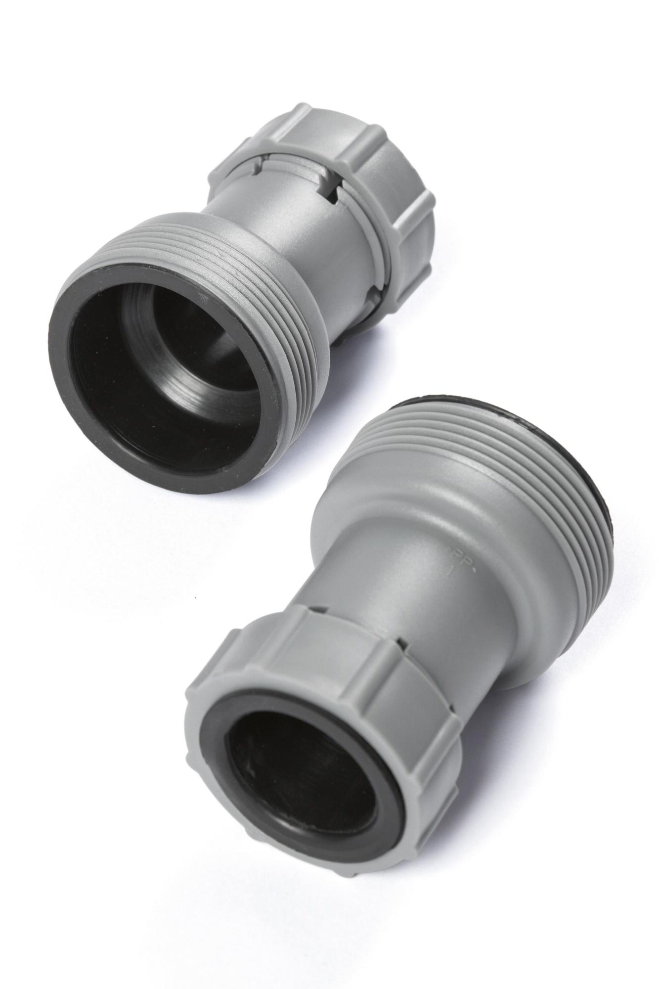 2 Adattatori Tubo In Alluminio 51mm Per Presa Auto E Intercooler – Diametro 51mm, Lunghezza 76mm, Superficie Lucidata, Tono Argento, Sostituzione Facile