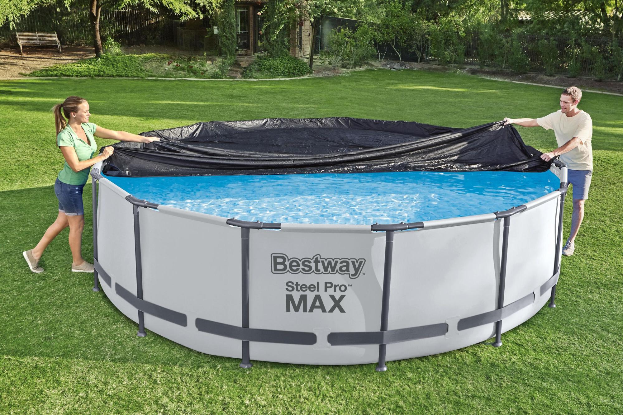 Trsaow Copertura rotonda per piscine fuori terra 310cm/10.1ft